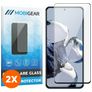 Mobigear Premium Xiaomi 12T Vidro temperado Película de ecrã - Compatível com capas - Preto (Pack de 2)