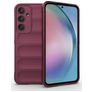 Mobigear Bumpy Samsung Galaxy A55 Flexibilní TPU Zadní kryt - Červená