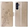 Mobigear Flowers Samsung Galaxy A16 Wallet case - Gold