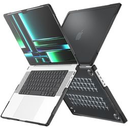 Mobigear Shockproof Pro MacBook Pro 14 Inch (2021-2026) Hardshell MacBook Case - Black - Model A2442 / A2779 / A2918 / A2992 / A3401 / A3112 / A3434 / A3427 / A3426