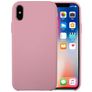 Mobigear Rubber Touch iPhone XS Silicone Capa traseira - Rosa