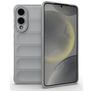 Mobigear Bumpy Samsung Galaxy S25 Edge Flexible TPU Back cover - Grey
