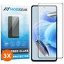 Mobigear Premium Xiaomi Redmi Note 12 Pro Tempered Glass Screen Protector - Case Friendly - Black (3-Pack)