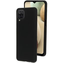 Mobiparts Samsung Galaxy A12 Silicone Back cover - Black