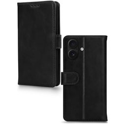 Mobilize Premium Gelly iPhone 17 Lompakkokotelo + Setelitasku - Musta