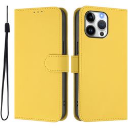 Mobigear Urban Wallet iPhone 16 Pro Max Funda tipo libro Cartera - Amarillo