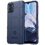 Mobigear Rugged Shield Motorola Moto E22 Flexible TPU Back cover Shockproof - Blue