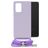 Mobilize Lanyard Gelly Samsung Galaxy A33 Joustava TPU Suojakuori kaulanauhalla - Pastel Purple