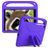 Mobigear AeroArmor iPad 7 (2019) Kids Tablet Case with Handle + Stylus Holder - Purple