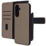 Mobiparts Samsung Galaxy A17 Case Genuine Leather Detachable 2-in-1 Wallet Case Wallet - Taupe