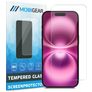 Mobigear iPhone 16 Vidro temperado Película de ecrã - Compatível com capas