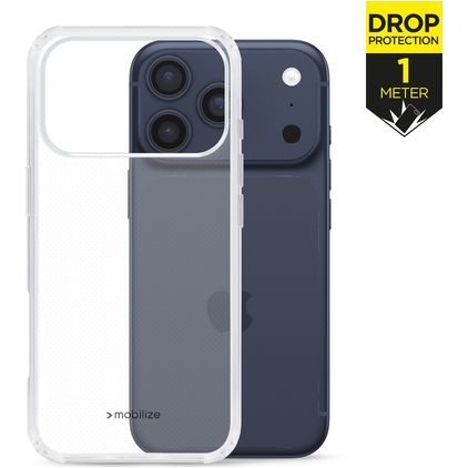 Mobilize Naked Protection Läpinäkyvä iPhone 17 Pro MagSafe Kova Suojakuori Iskunkestävä - Läpinäkyvä