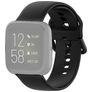 Mobigear Sport Buckle Silikon Fitbit Versa Lite Řemínek Přezka - Černá