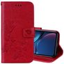 Mobigear Roses iPhone XR Cover a libro portafoglio - Rosso
