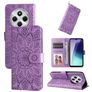 Mobigear Sunflower Xiaomi Redmi 14C Lompakkokotelo + Setelitasku - Violetti