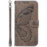 Mobigear Butterfly Samsung Galaxy S25 Wallet case - Grey