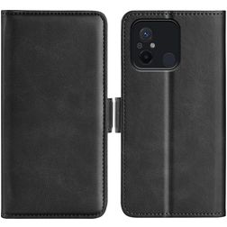 Mobigear Slim Magnet Xiaomi Redmi 12C Wallet case - Black
