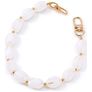 Mobigear Plastic Pebble Universal Adjustable Phone Cord - Milky White
