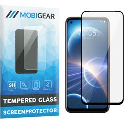 Mobigear Premium HTC Desire 22 Pro Vidro temperado Película de ecrã - Compatível com capas - Preto