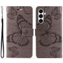 Mobigear Butterfly Samsung Galaxy A26 Funda tipo libro Cartera - Gris