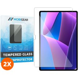 Mobigear Lenovo Tab P12 Tempered Glass Screen Protector - Case Friendly (2-Pack)