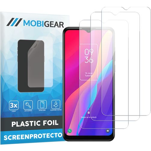 Mobigear TCL 30E Protezione schermo in pellicola - Compatibile con le cover (confezione da 3)