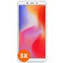 Mobigear Xiaomi Redmi 6A Glas Skærmbeskytter - Case Friendly (3-pak)