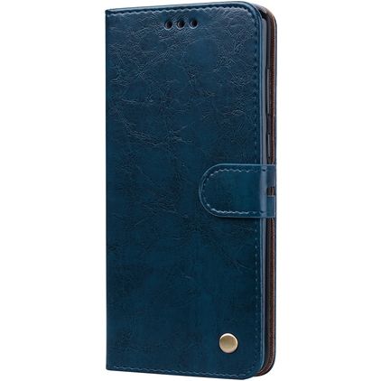 Mobigear Wallet Samsung Galaxy A9 (2018) Lompakkokotelo + Setelitasku - Sininen