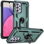 Mobigear Armor Ring Samsung Galaxy A33 Hardcase Etui plecki Wstrząsoodporne z pierścieniem - Zielony