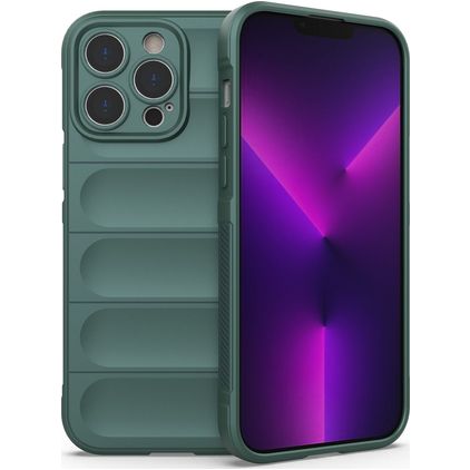 Mobigear Bumpy iPhone 14 Pro Max Elastyczne TPU Etui plecki - Zielony