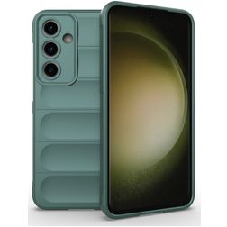 Mobigear Bumpy Samsung Galaxy S24 FE Flexible TPU Back cover - Green