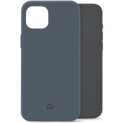 Mobilize Rubber Gelly iPhone 15 Plus TPU flexível Capa traseira - Matt Blue