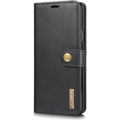 Mobigear Snap Button Samsung Galaxy Note 9 Funda tipo libro 2 en 1 con carcasa extraíble Cartera - Negro