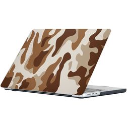 Mobigear Design MacBook Air 15 tum (2023-2026) Hårt MacBook-skal - Desert Camauflage - Modell A2941 / A3114 / A3241 / A3448