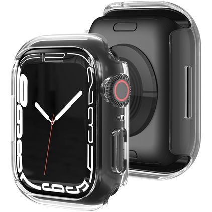 Mobigear Colors Tyndt Apple Watch - 45 mm Hårdt cover - Gennemsigtig