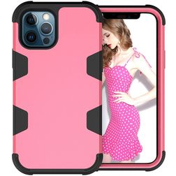 Mobigear Ultra Tough iPhone 12 Pro Max Plástico rígido Capa traseira Antichoque - Magenta
