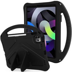 Mobigear AeroArmor iPad 10 (2022) Capa para crianças com pega + Suporte para caneta stylus - Preto