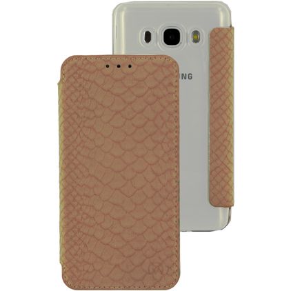 Mobilize Slim Gelly Samsung Galaxy J5 (2016) Funda tipo libro - Snake Creamy Rose