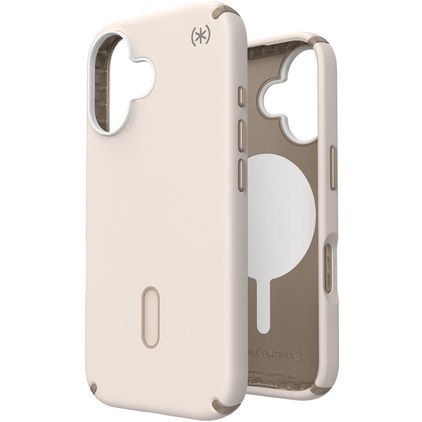 Speck Presidio2 Pro iPhone 16 MagSafe Funda Plástico rígido Carcasa Antigolpes - Bleached Bone