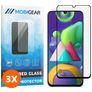 Mobigear Premium Samsung Galaxy M21 Vidro temperado Película de ecrã - Compatível com capas - Preto (Pack de 3)