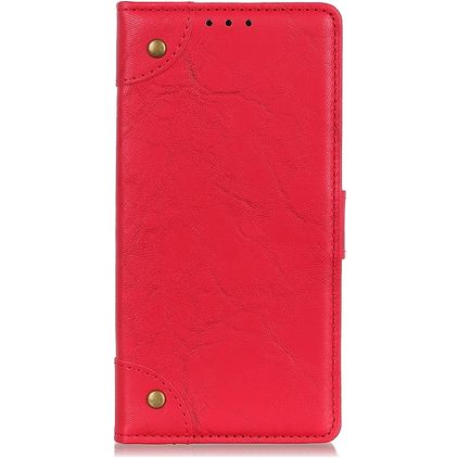 Mobigear Ranch Xiaomi Redmi 9A Wallet case - Red