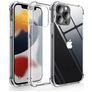 Mobigear Cushion Gennemsigtig iPhone 13 Pro Max Fleksibel TPU Bagsidecover Stødsikkert - Gennemsigtig
