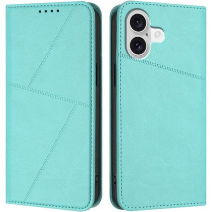 Mobigear Frosted Flip iPhone 17 Wallet case - Blue