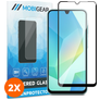 Mobigear Premium Samsung Galaxy A17 Cristal templado Protector de pantalla - Compatible con fundas - Negro (pack de 2)