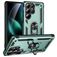 Mobigear Armor ring Samsung Galaxy S25 Ultra Hard Case Back cover Shockproof with Ring Holder - Green