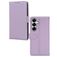 Mobilize Premium Gelly Samsung Galaxy S25 Funda tipo libro Cartera - Morado