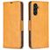 Mobigear Excellent Samsung Galaxy A35 Etui z klapką typu portfel - Koniakowy