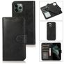 Mobigear Wallet iPhone 12 Mini Etui z klapką 2w1 z odpinanymi pleckami typu portfel - Czarny