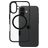 CARE by PanzerGlass Urban Combat iPhone 16 MagSafe Plástico rígido Capa traseira - Transparente / Preto