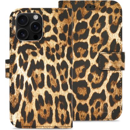 My Style Flex Wallet iPhone 16 Pro Max Capa livro Carteira - Wild Leopard